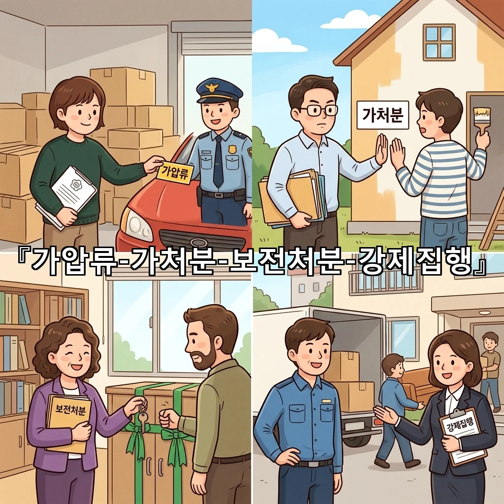 가압류가처분보전처분강제집행 갑작스런 분쟁에서 방향을 잡는 방법