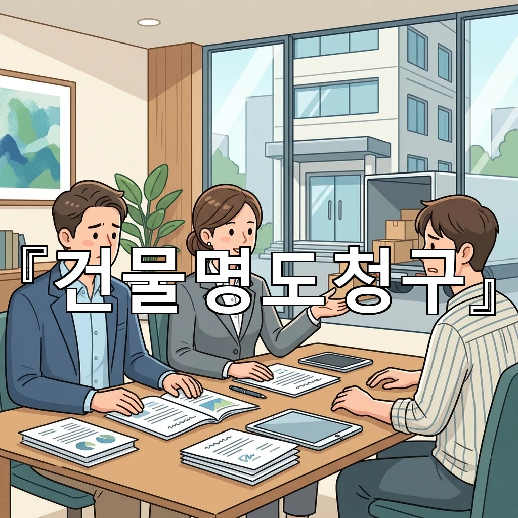 건물명도청구 계약 종료 뒤 퇴거 지연에 대비하는 실무 흐름