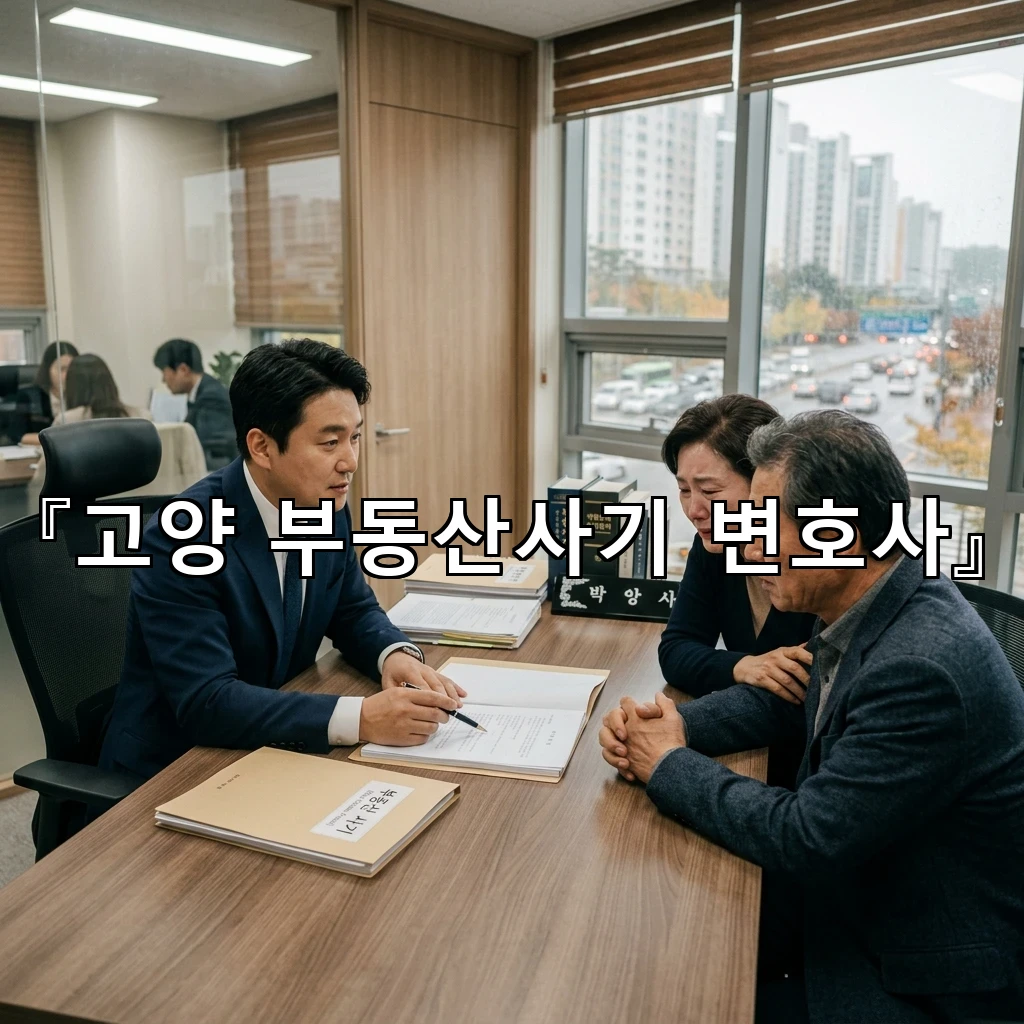 고양부동산사기변호사 분쟁의 흐름을 읽고 대응하는 첫걸음
