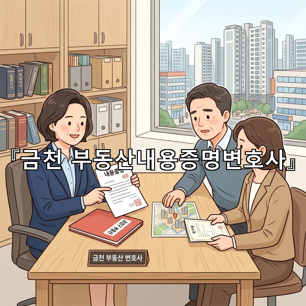 금천부동산내용증명변호사 임대차 갈등을 정리하는 문서의 첫걸음
