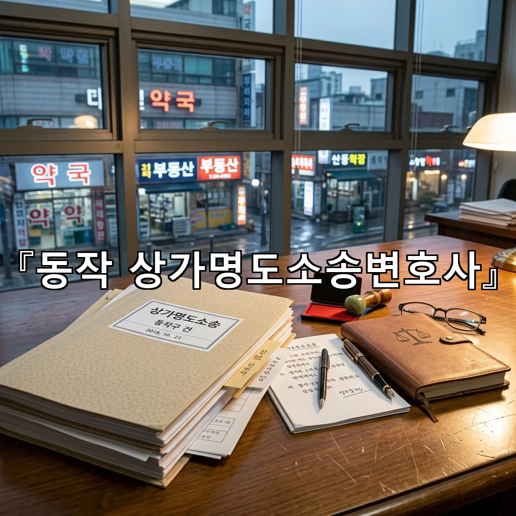 동작상가명도소송변호사 상가를 둘러싼 갈등을 줄이는 현실적 검토