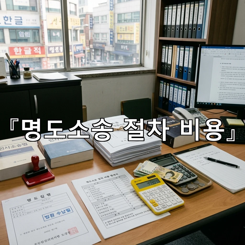 명도소송절차비용 흐름을 읽고 준비할 때 놓치지 않을 점