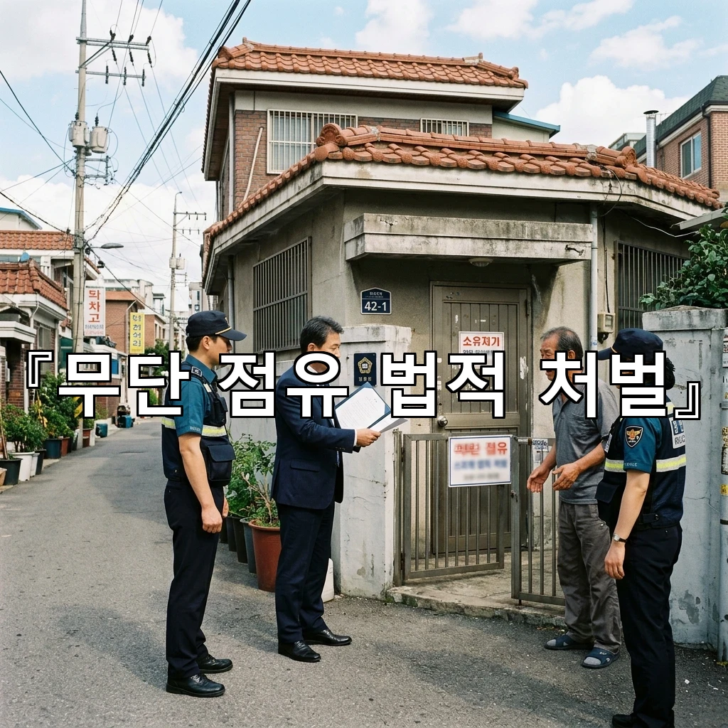 무단점유법적처벌 경계가 시작되는 순간부터 달라지는 대응의 흐름