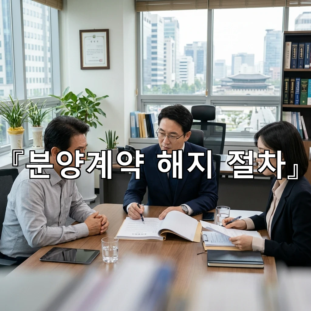 분양계약해지절차를 살피며 마음이 흔들릴 때 짚는 핵심 흐름