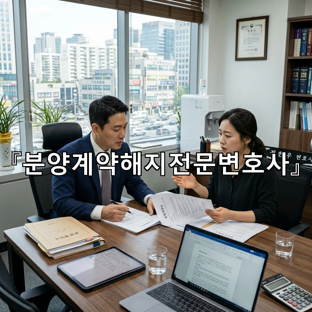 분양계약해지전문변호사 계약 흐름을 다시 세우는 판단의 기준