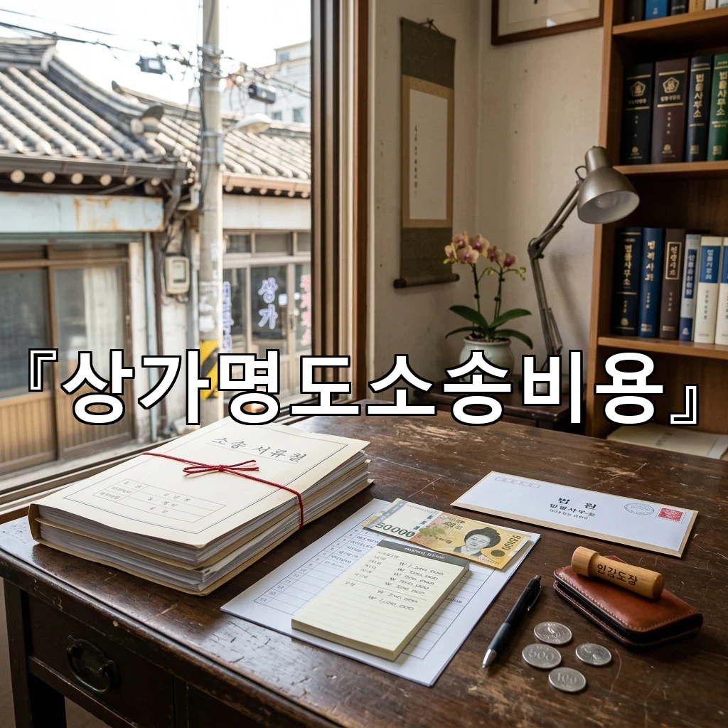 상가명도소송비용 준비할 때 놓치기 쉬운 판단 기준 정리