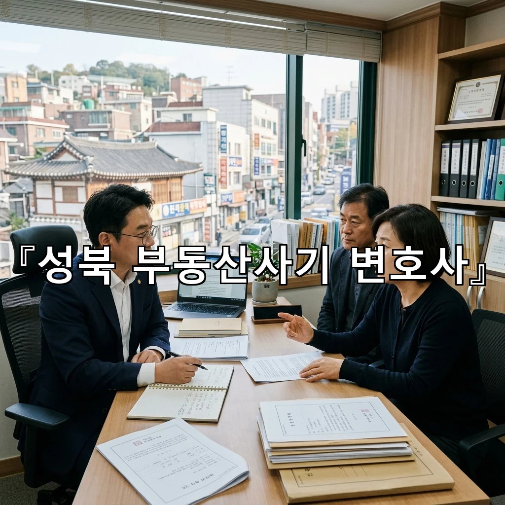 성북 부동산사기 변호사