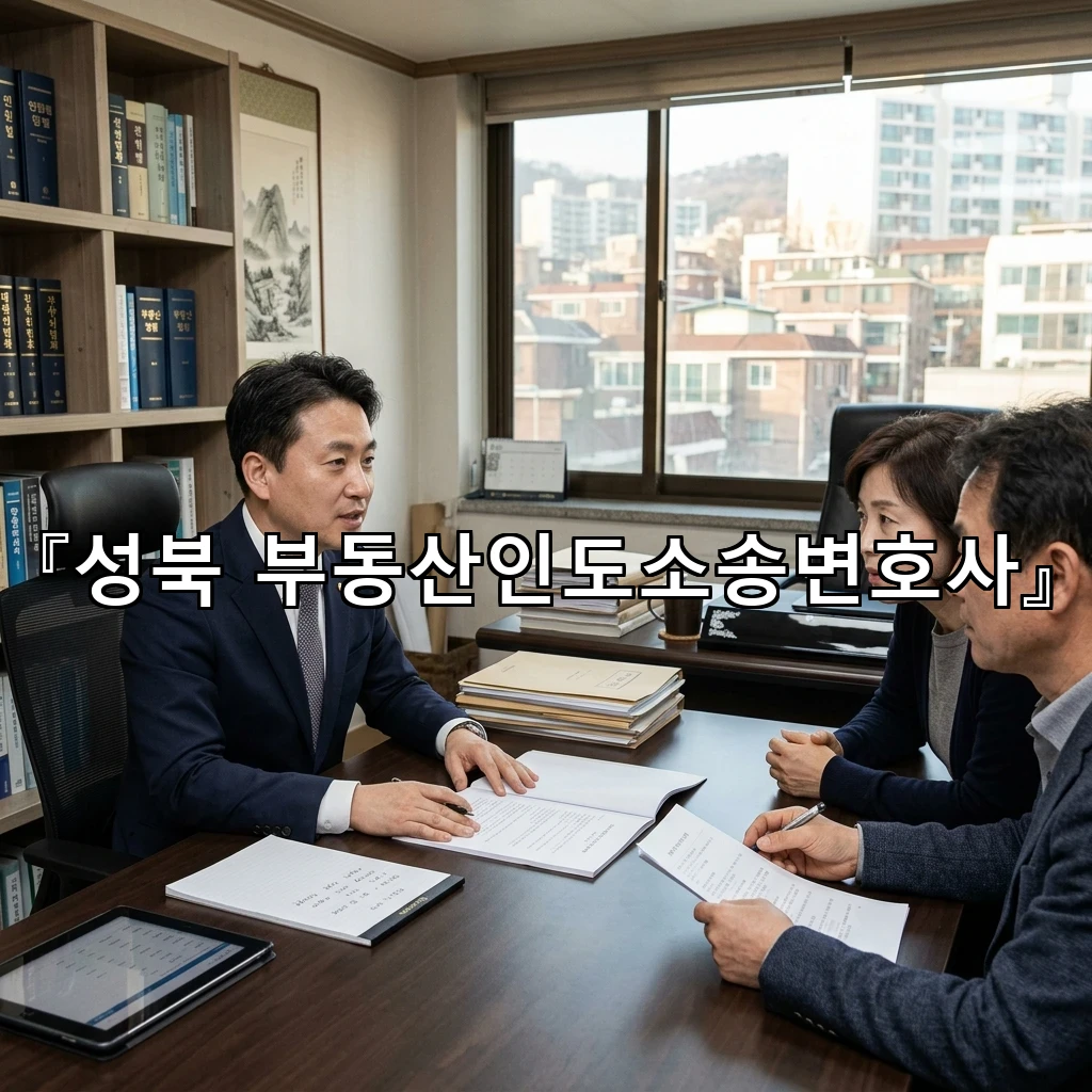 성북 부동산인도소송변호사