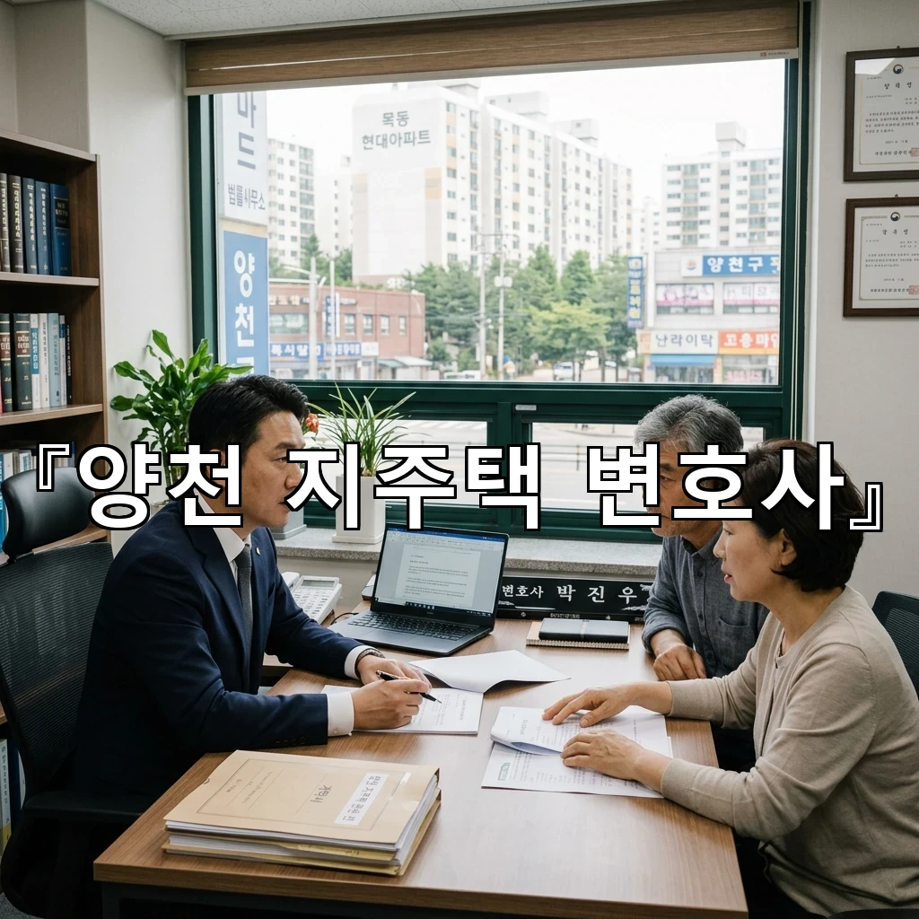 양천지주택변호사 분쟁의 흐름을 읽는 첫 준비와 대응의 기준