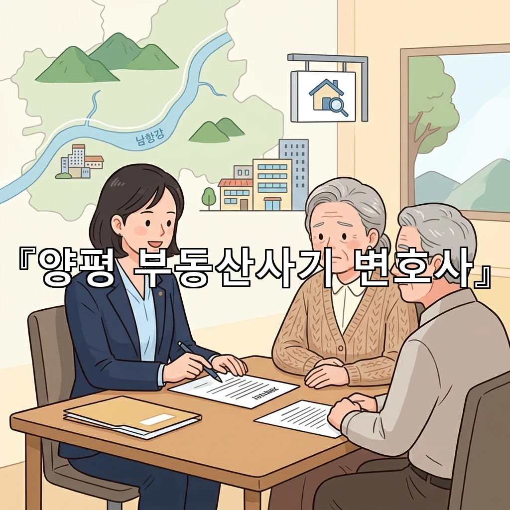 양평부동산사기변호사 분쟁의 흐름을 짚어보는 첫 대응 기준 안내