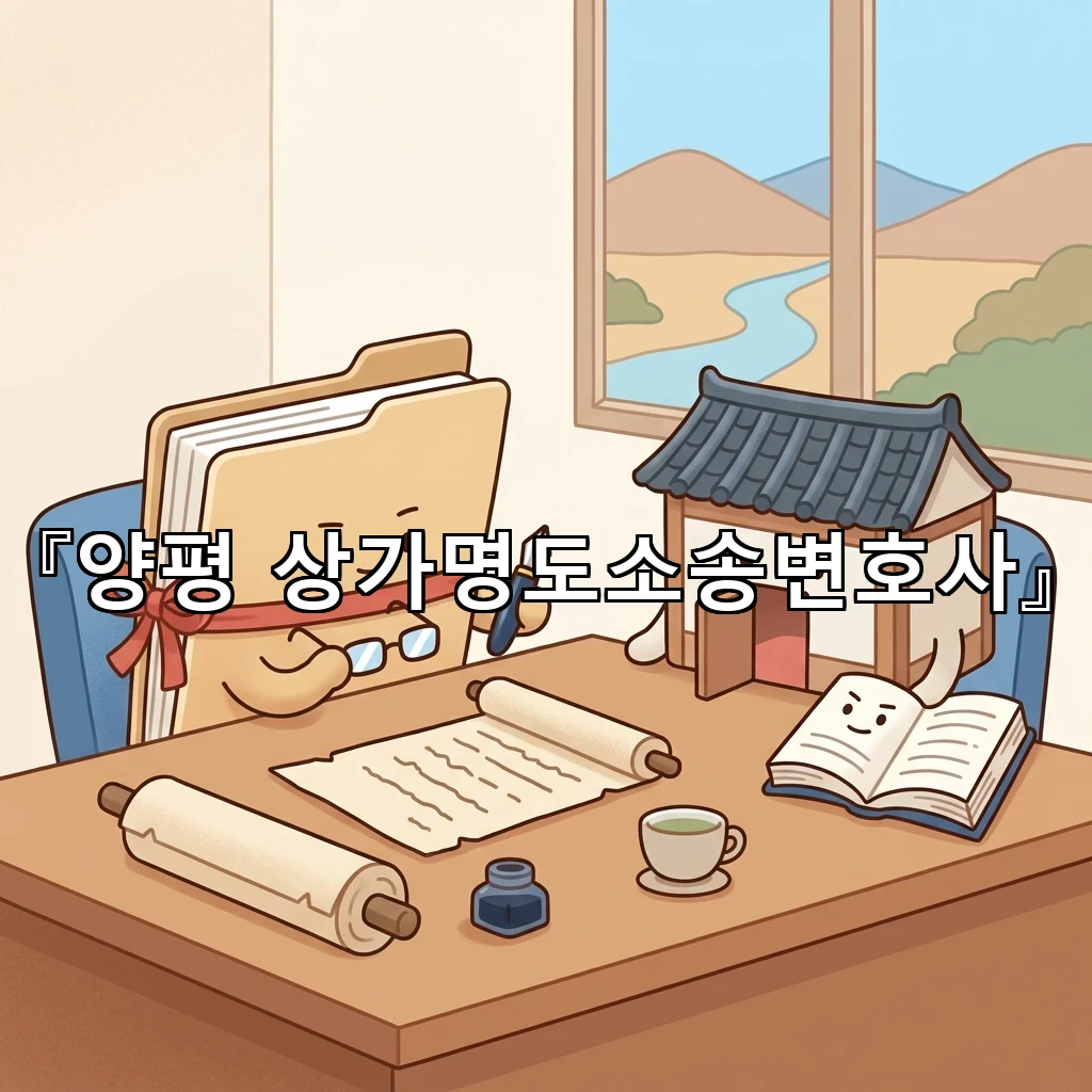 양평상가명도소송변호사 상가 점유 갈등을 풀어내는 실무의 흐름