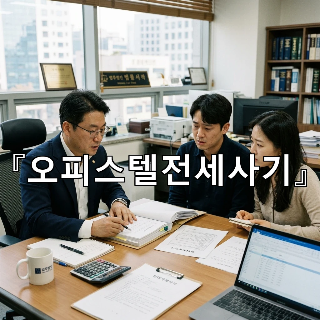오피스텔전세사기 주변 시세와 계약 조건을 함께 보는 법