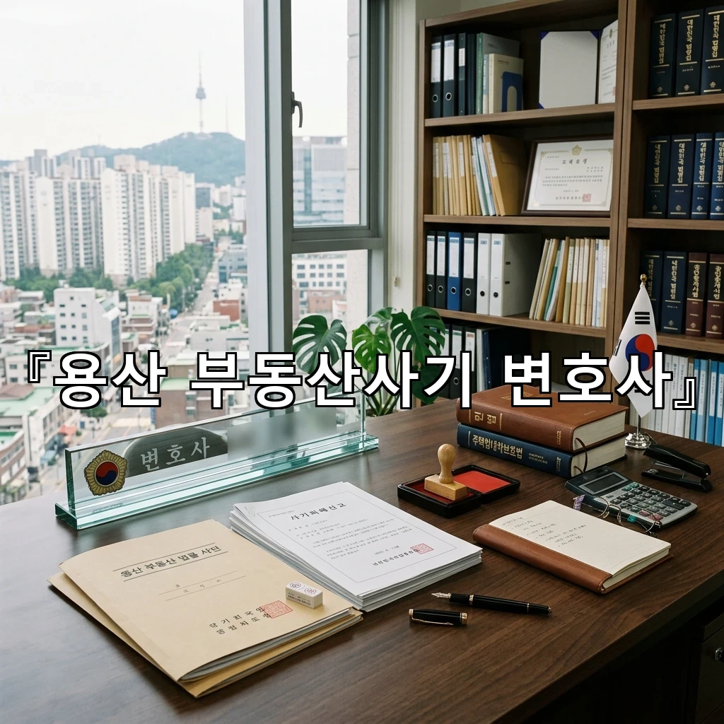 용산부동산사기변호사 계약서 흐름부터 짚는 사건 대응의 시작점