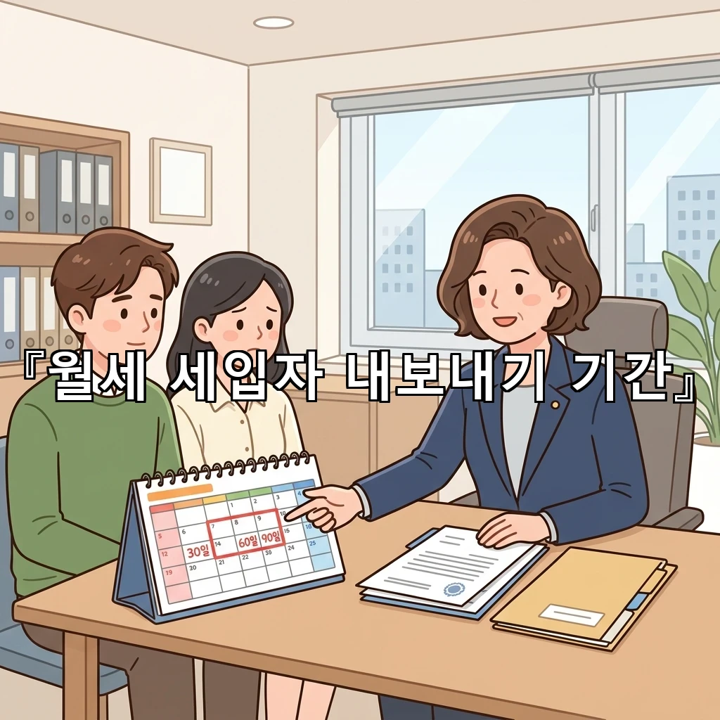 월세세입자내보내기기간을 둘러싼 분쟁에서 먼저 살필 기준들