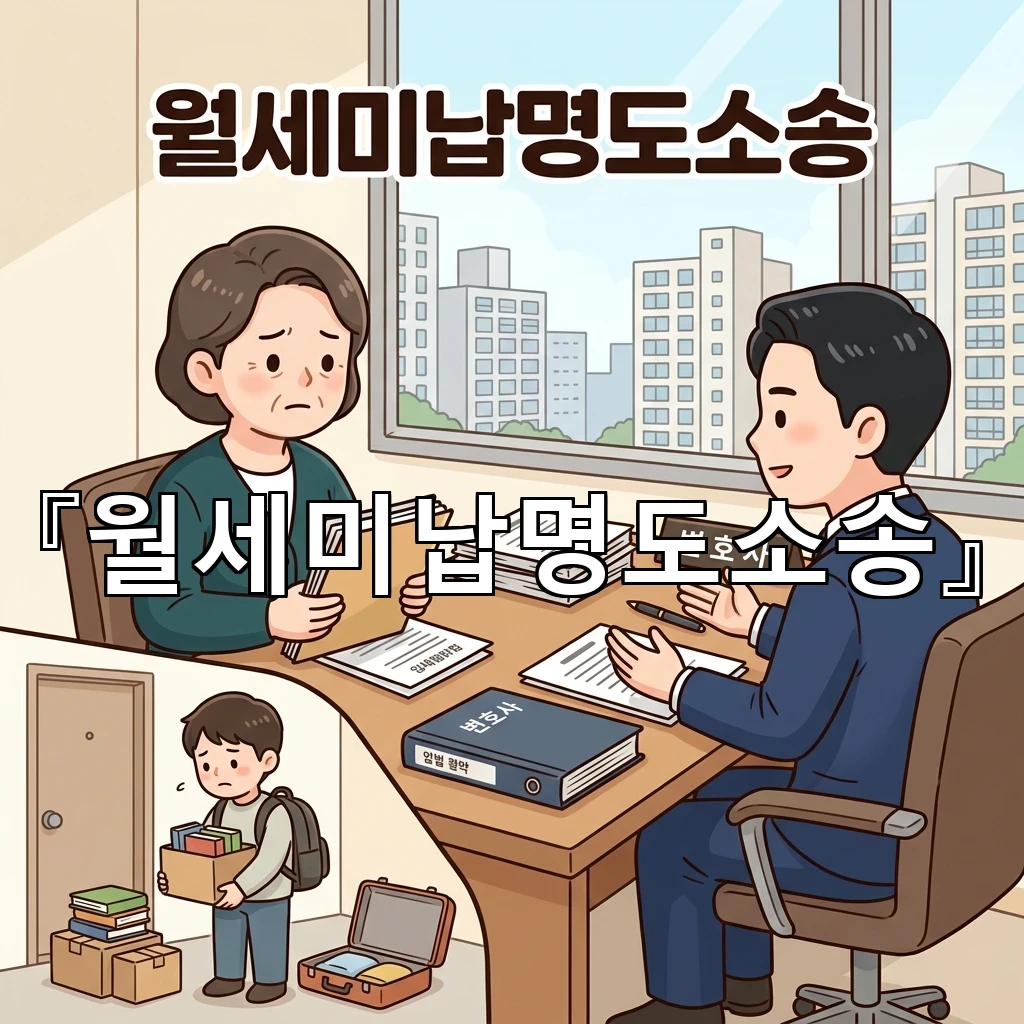 월세미납명도소송 임차인과 임대인 사이를 차분히 정리하는 첫걸음