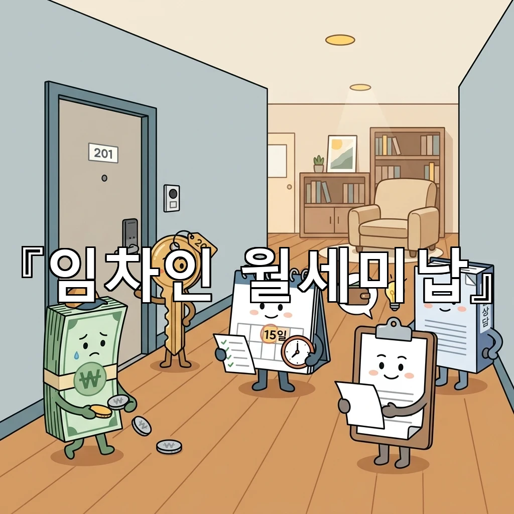 임차인월세미납이 길어질 때 흔히 놓치는 신호와 정리의 기준