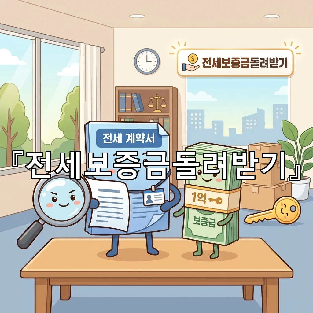 전세보증금돌려받기 계약 끝난 뒤 확인할 서류와 일정 정리 방법