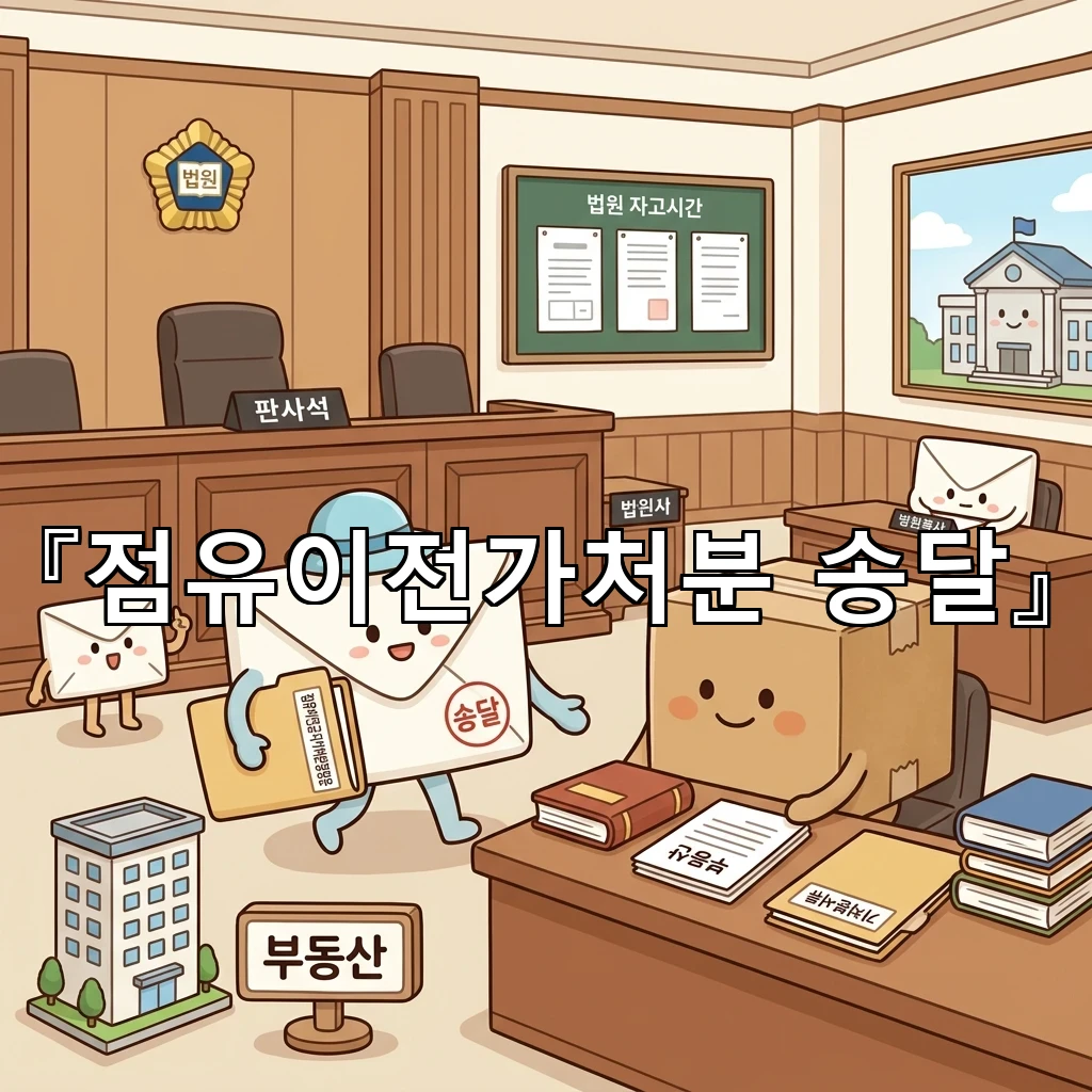 점유이전가처분송달 이후 확인해야 할 서류와 절차의 순서