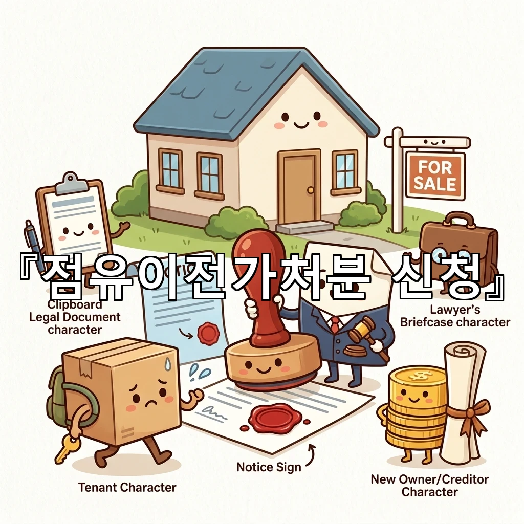 점유이전가처분 신청
