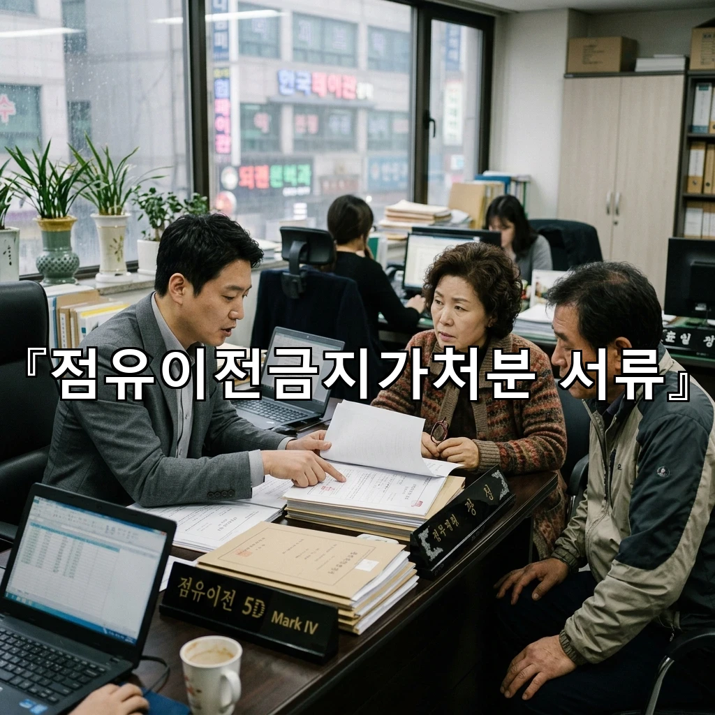 legal image 점유이전금지가처분 서류 4220