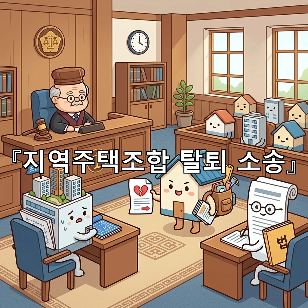 지역주택조합탈퇴소송 조합원 권리 흐름을 차분히 짚어보는 길잡이
