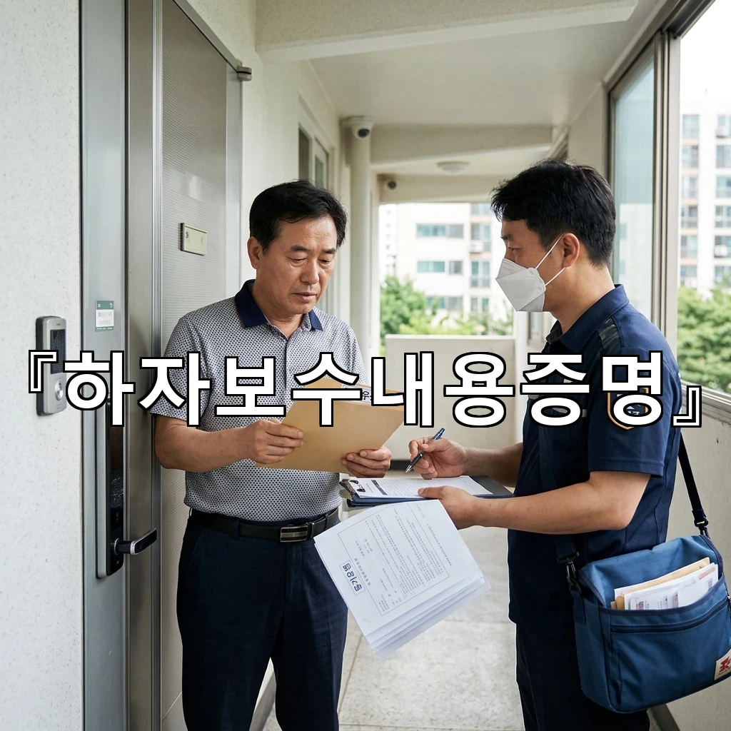 하자보수내용증명으로 시작하는 분쟁 정리의 첫 단계와 작성 요령