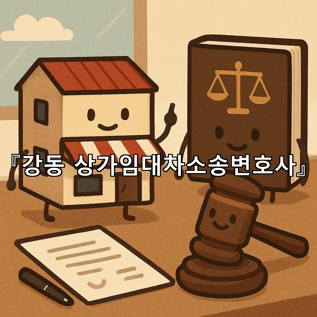 강동상가임대차소송변호사 상가 운영을 지키는 협의와 절차의 실제
