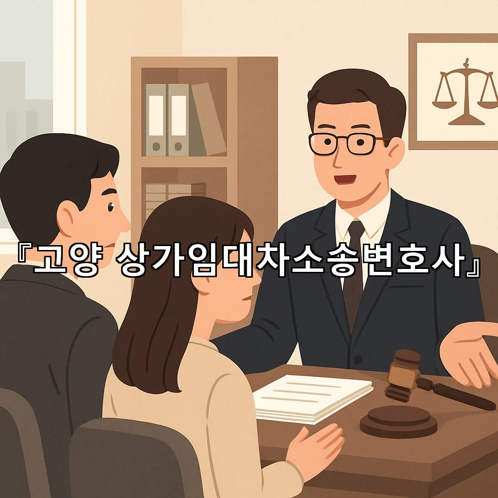 고양상가임대차소송변호사 상권 흐름을 짚어 분쟁의 방향을 세우다