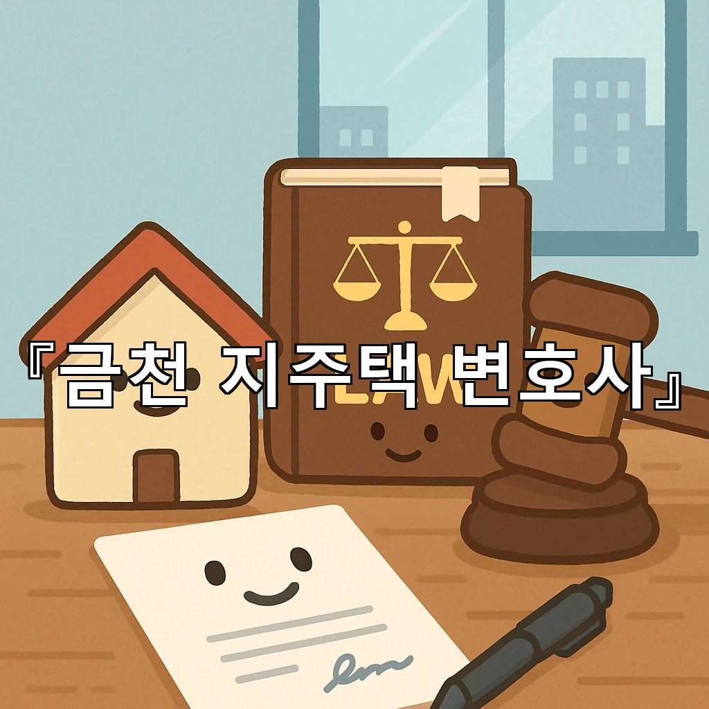 금천지주택변호사 계약 전후 놓치기 쉬운 기준을 정리한 글