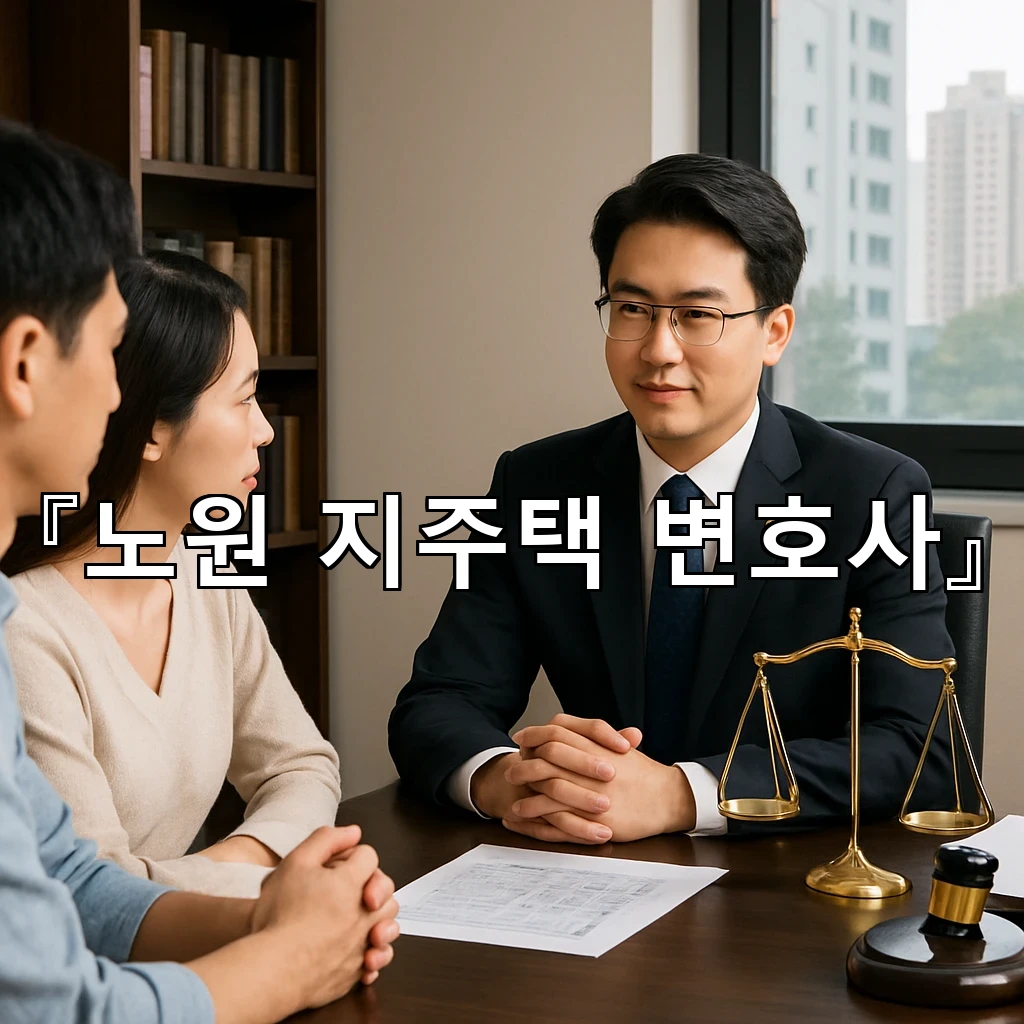 노원지주택변호사 분담금 문턱 앞에서 필요한 대응의 감각