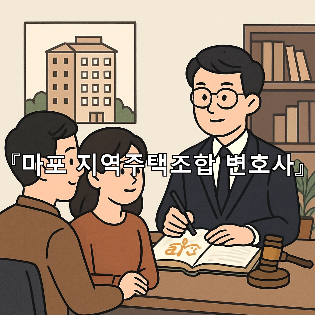 마포 지역주택조합 변호사