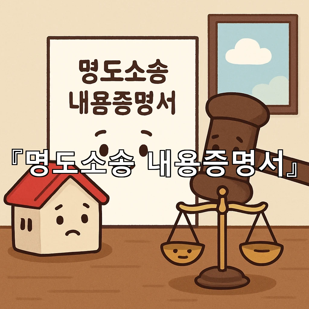 명도소송내용증명서 수신 뒤 바로 챙겨야 할 핵심 흐름 정리