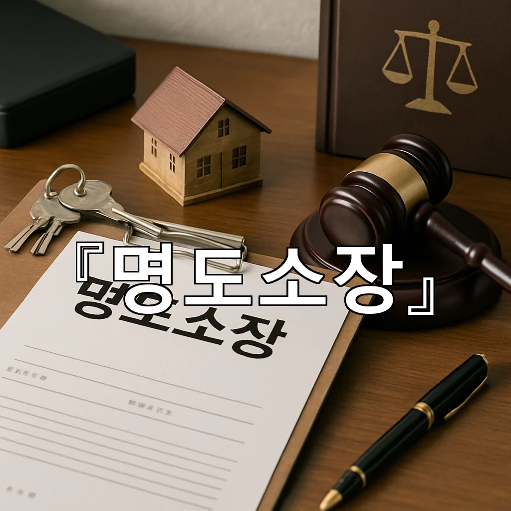명도소장 작성 전 현장에서 챙겨야 할 핵심 흐름과 준비