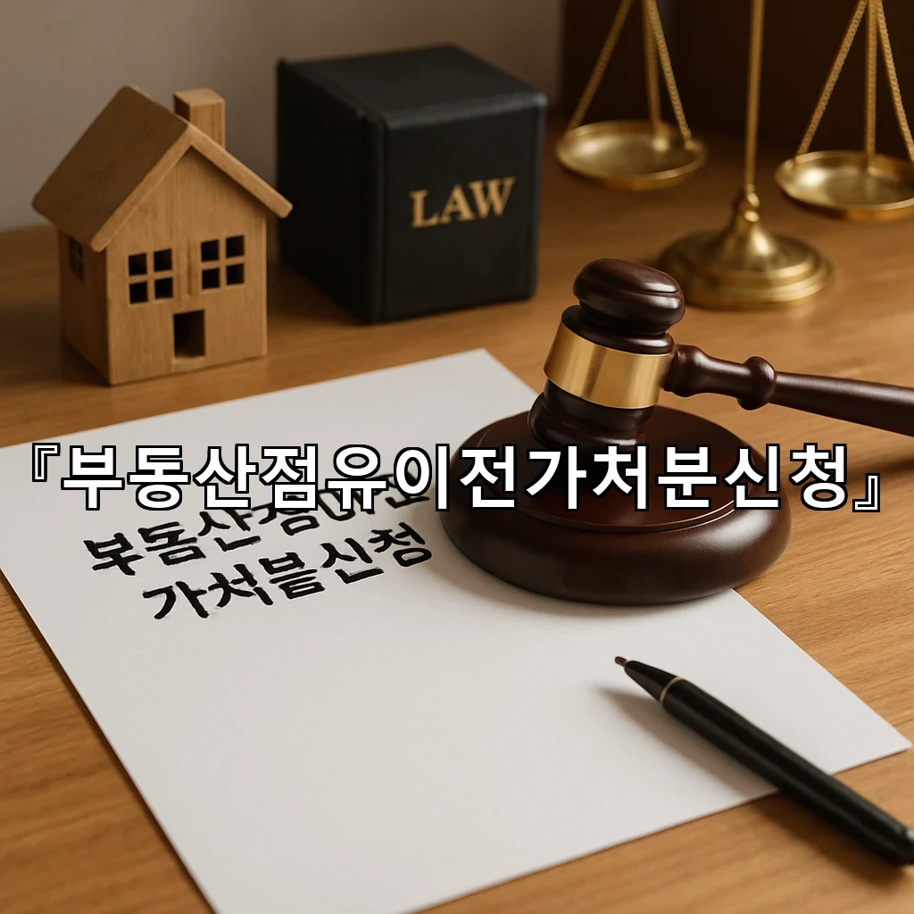 부동산점유이전가처분신청 절차를 처음부터 차근히 읽는 길잡이