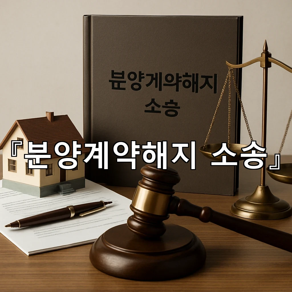 분양계약해지소송 계약의 흐름을 바꾸는 판단 기준과 준비