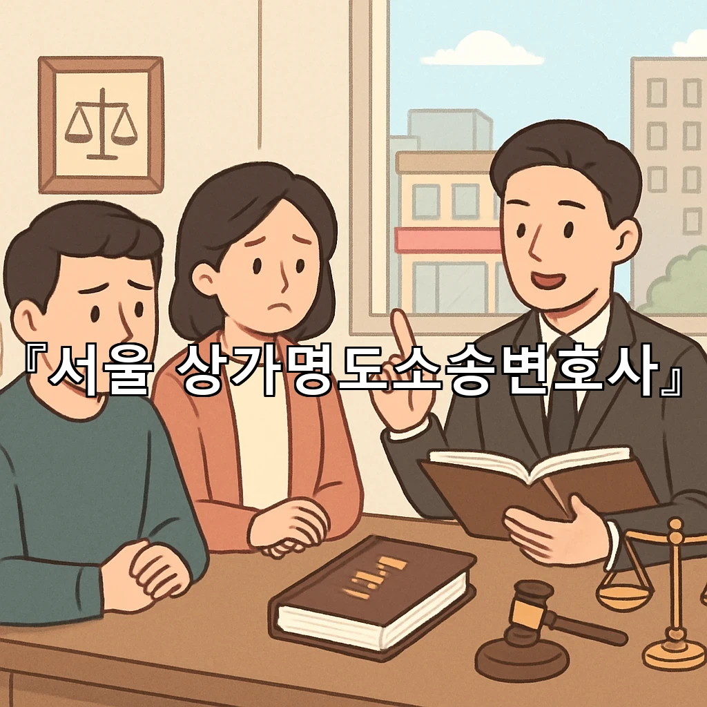 서울상가명도소송변호사 상가 분쟁에서 기록이 결과를 바꾸는 이유