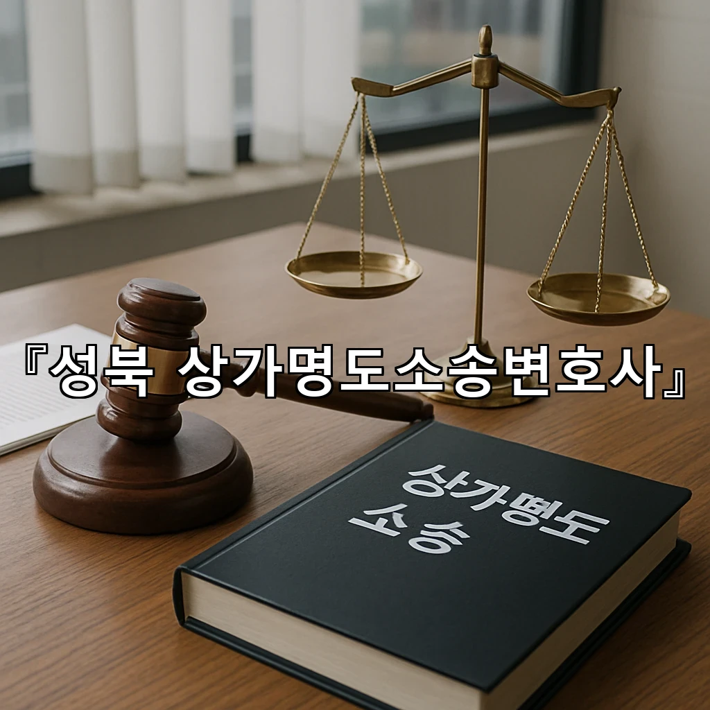 성북상가명도소송변호사 임대인과 점유 관계를 정리하는 실무 안내