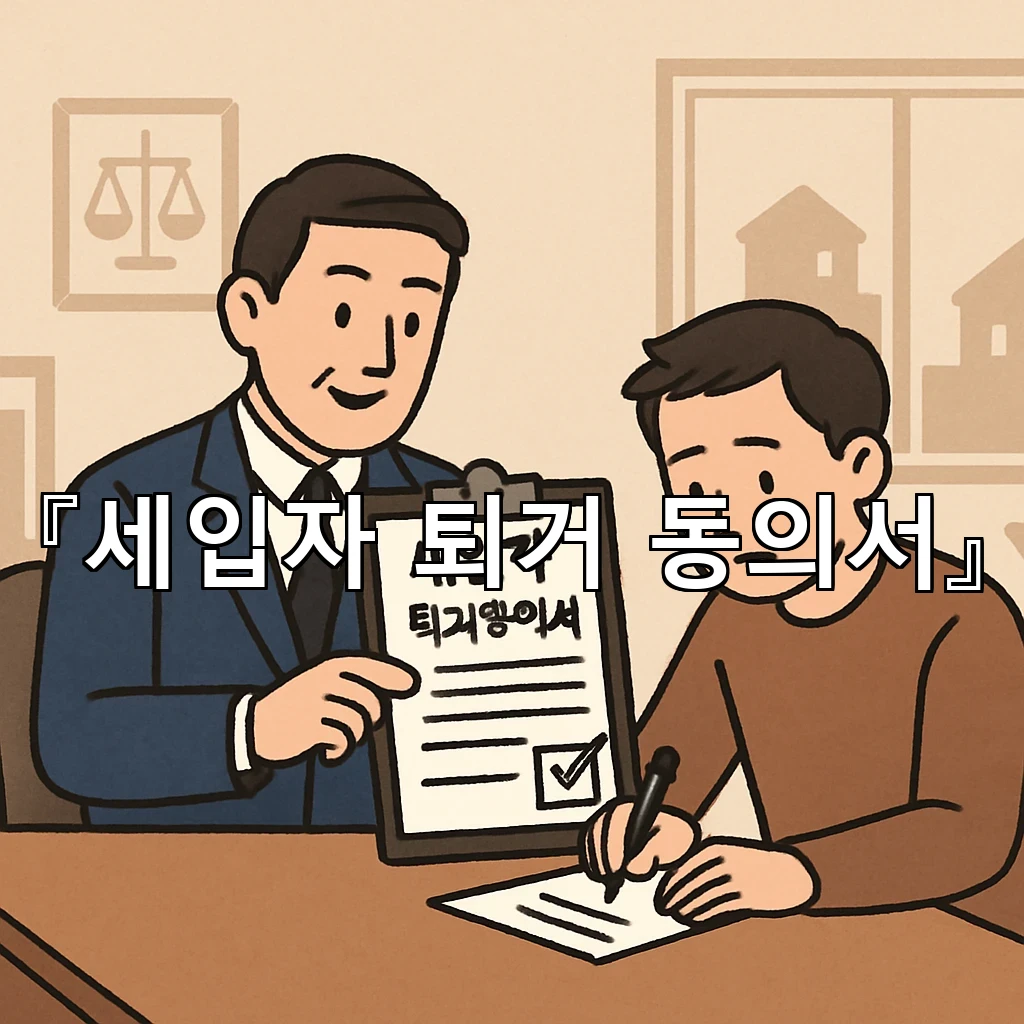 legal image 세입자 퇴거 동의서 5432