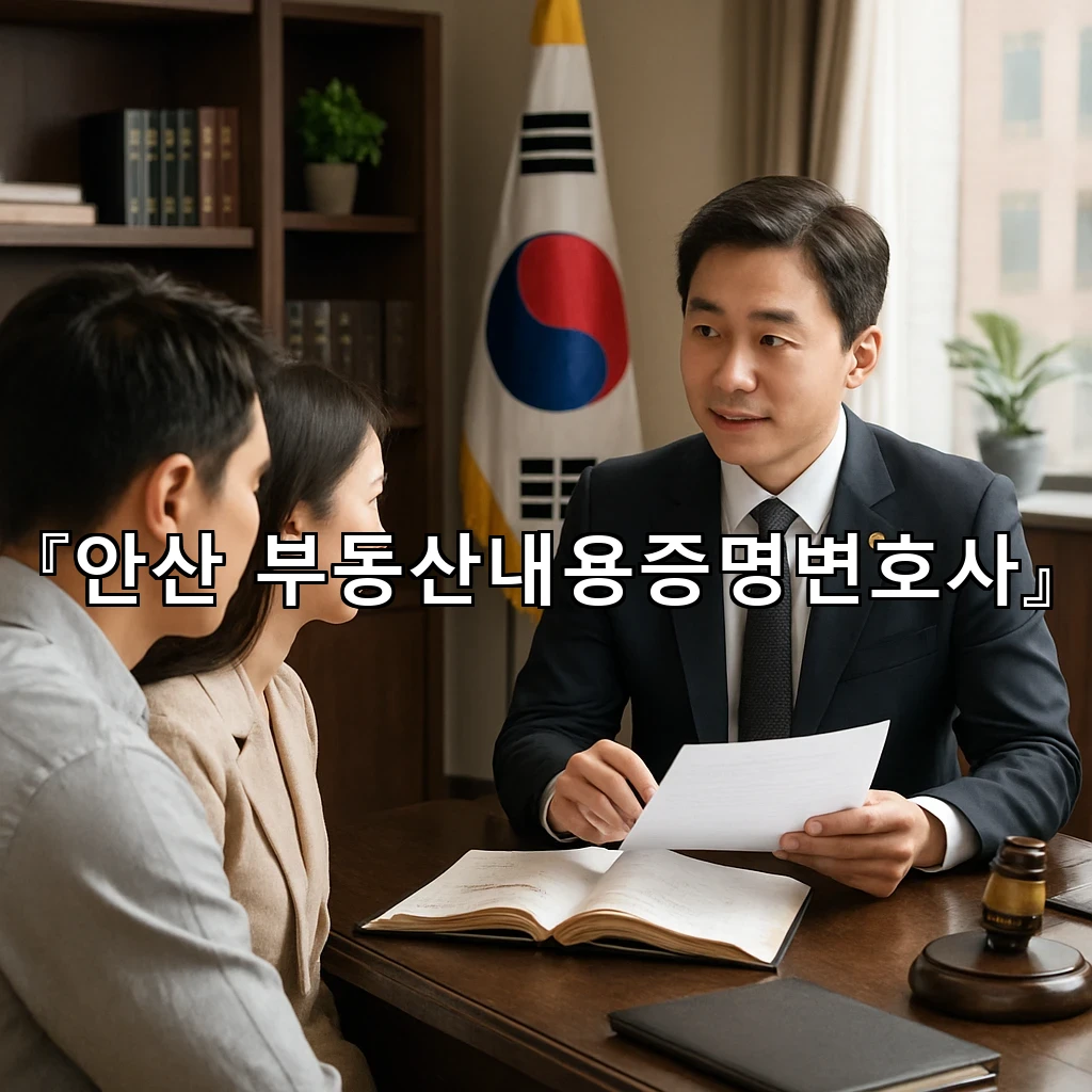 안산 부동산내용증명변호사
