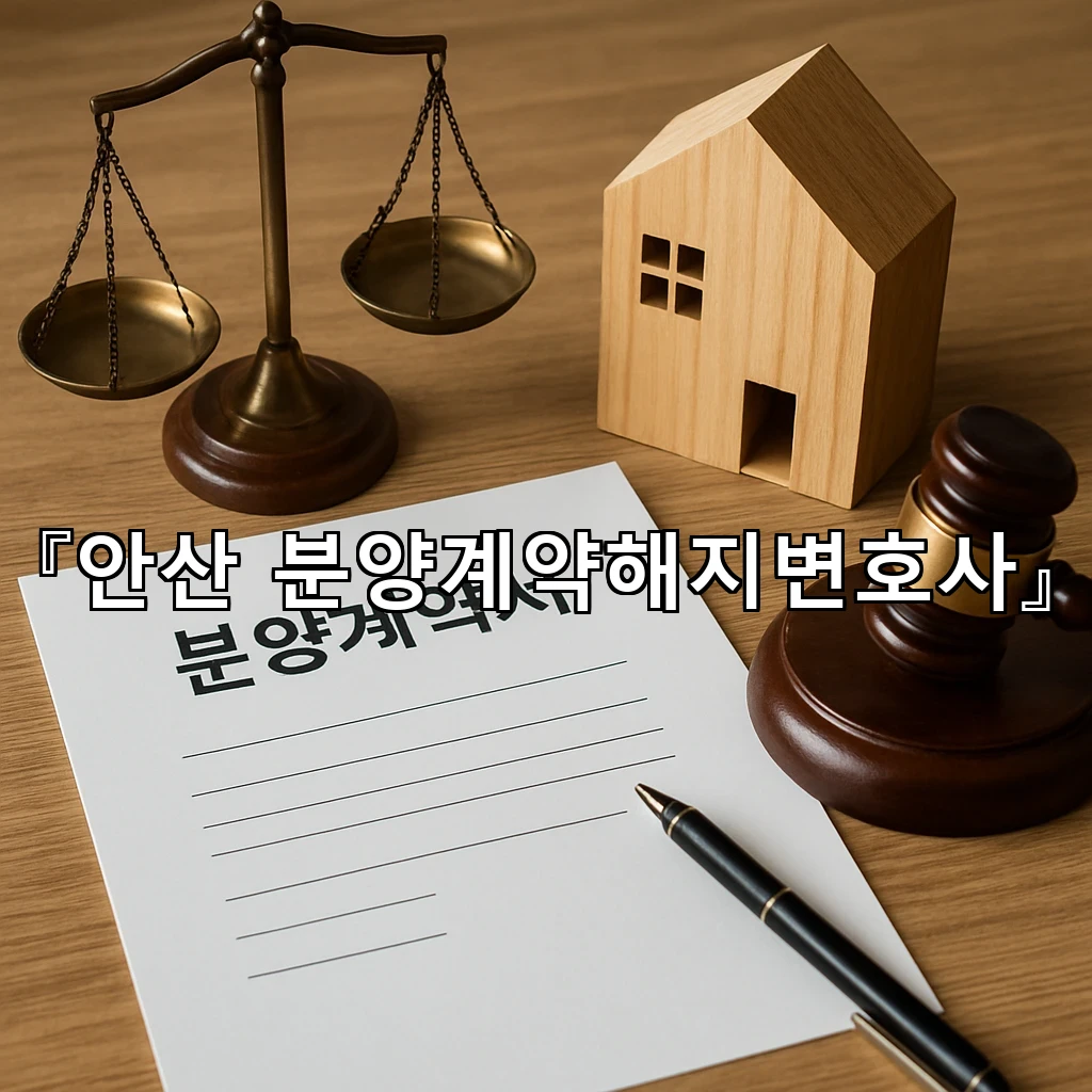 안산분양계약해지변호사 해지 통보 전에 준비할 자료와 확인 순서