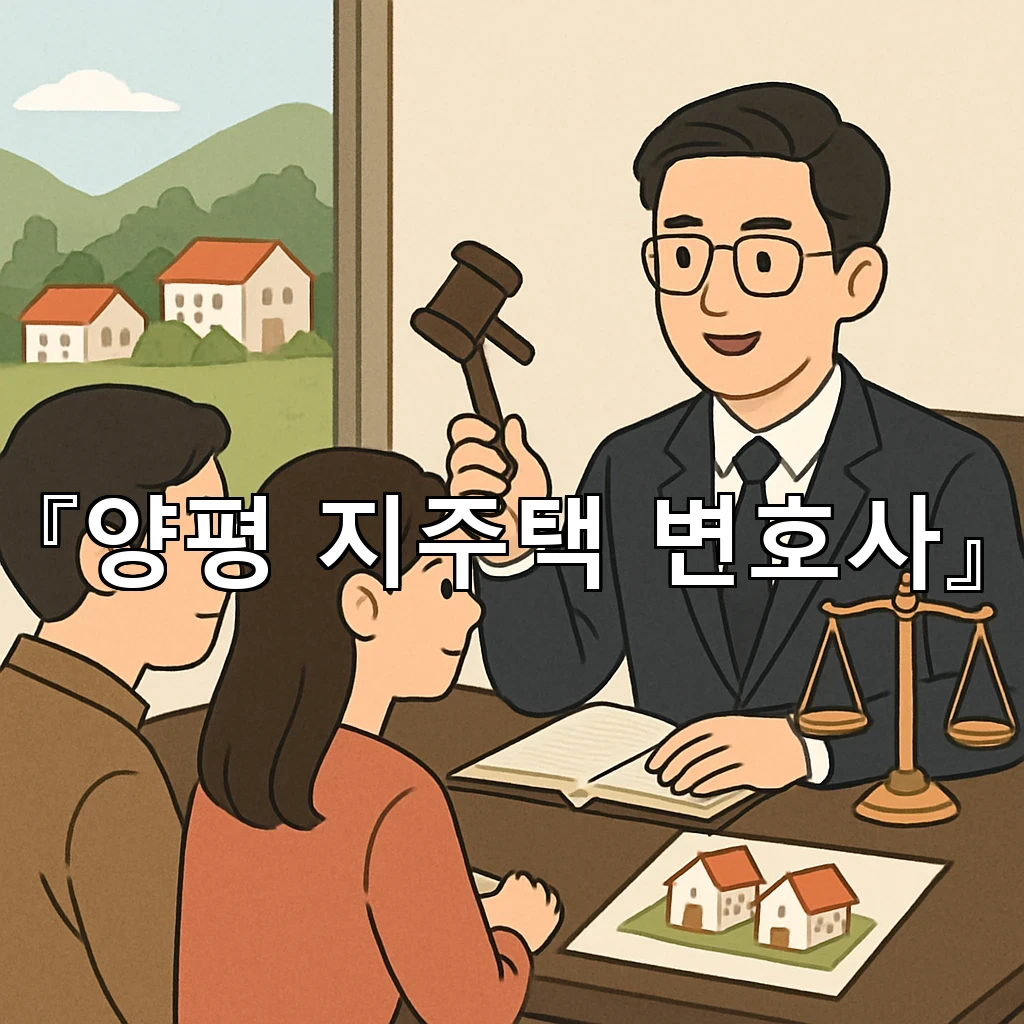 양평지주택변호사 조합원 마음을 살피는 현실 대응의 첫걸음