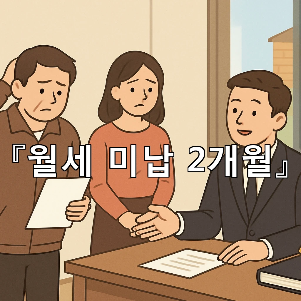 월세미납2개월 생활 리듬이 흔들릴 때 먼저 살펴볼 점들
