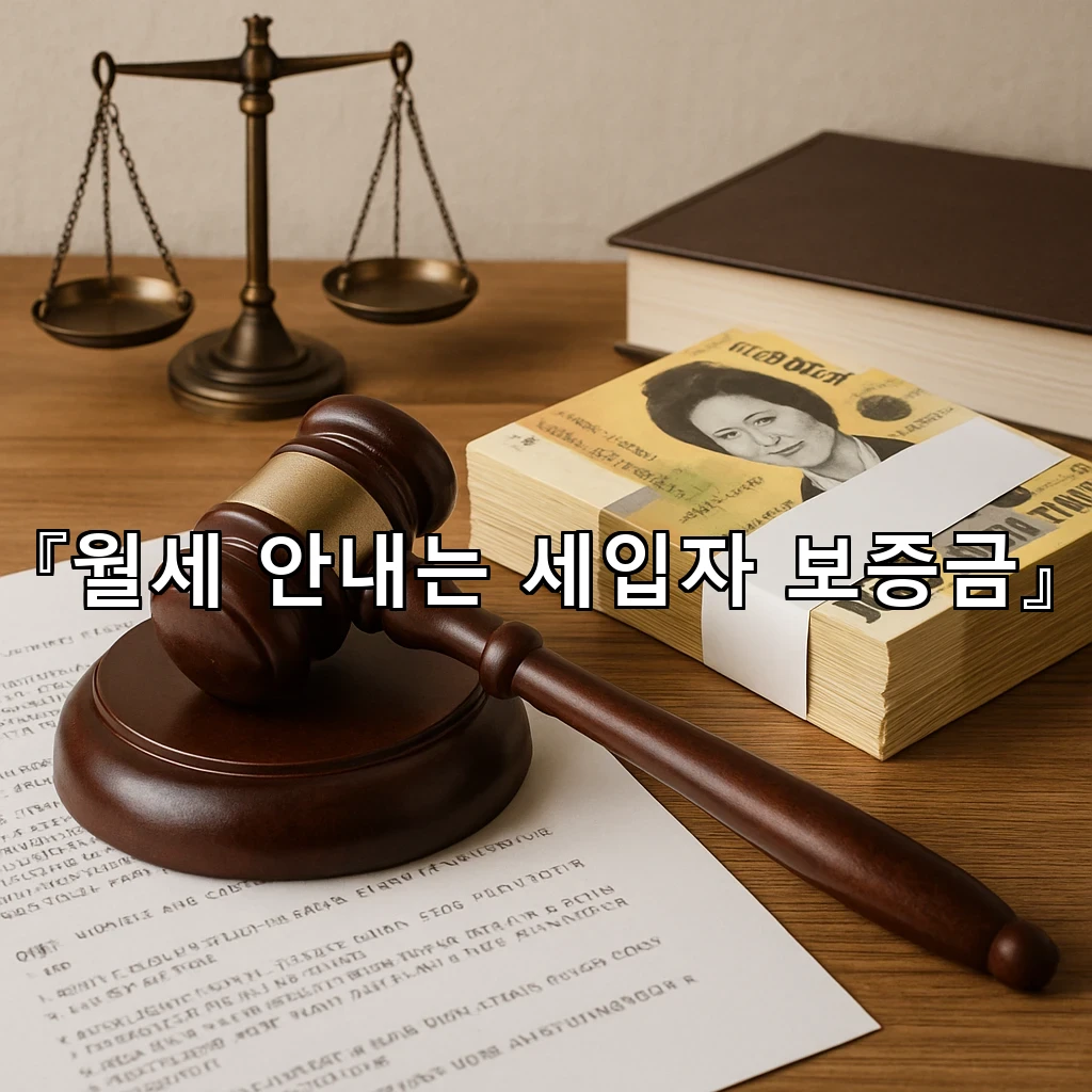 월세안내는세입자보증금 분쟁을 줄이는 말과 서류의 차분한 정리법