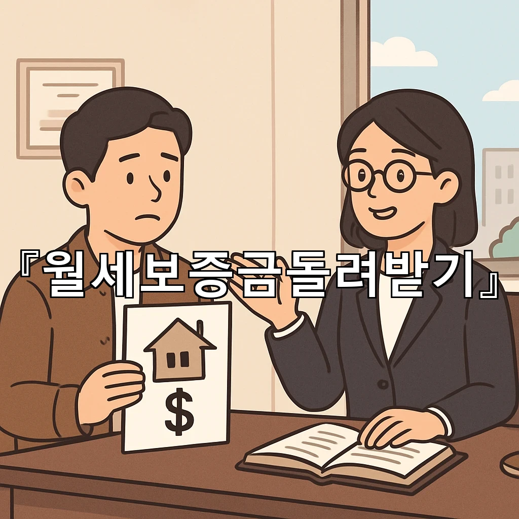 월세보증금돌려받기 집주인과 말이 엇갈릴 때 먼저 확인할 부분