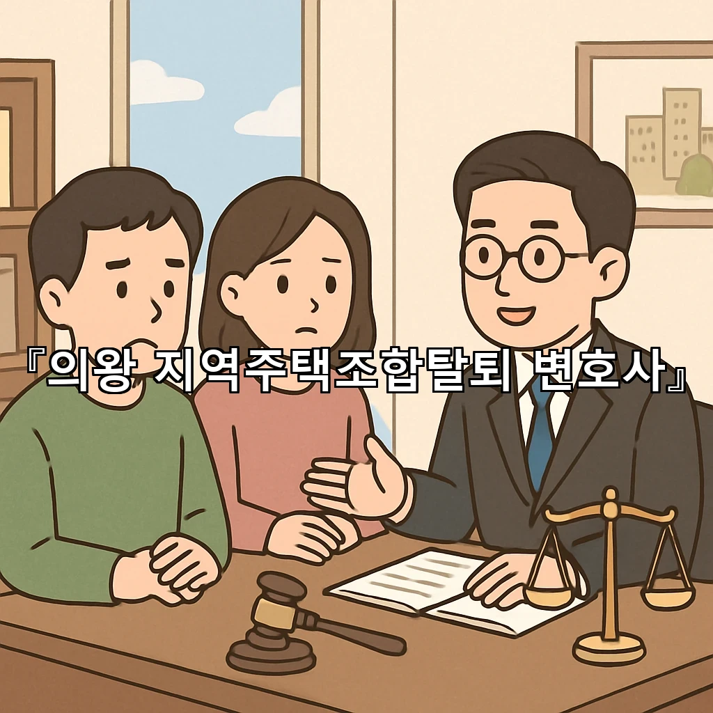 의왕 지역주택조합탈퇴 변호사