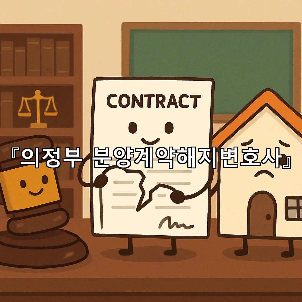 의정부 분양계약해지변호사