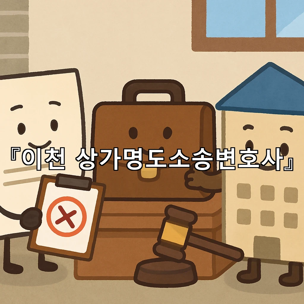 이천상가명도소송변호사 상가 권리관계를 다시 묻는 첫걸음