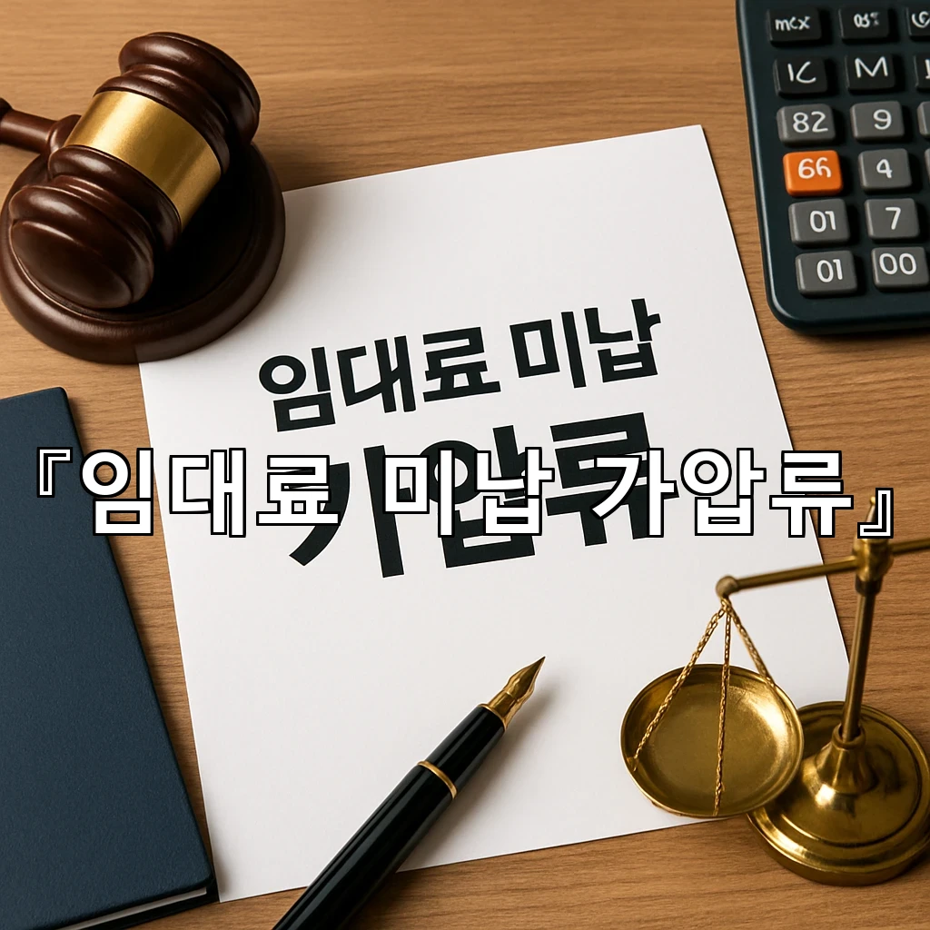 임대료미납가압류 임차인 대응이 달라지는 순간의 핵심 정리