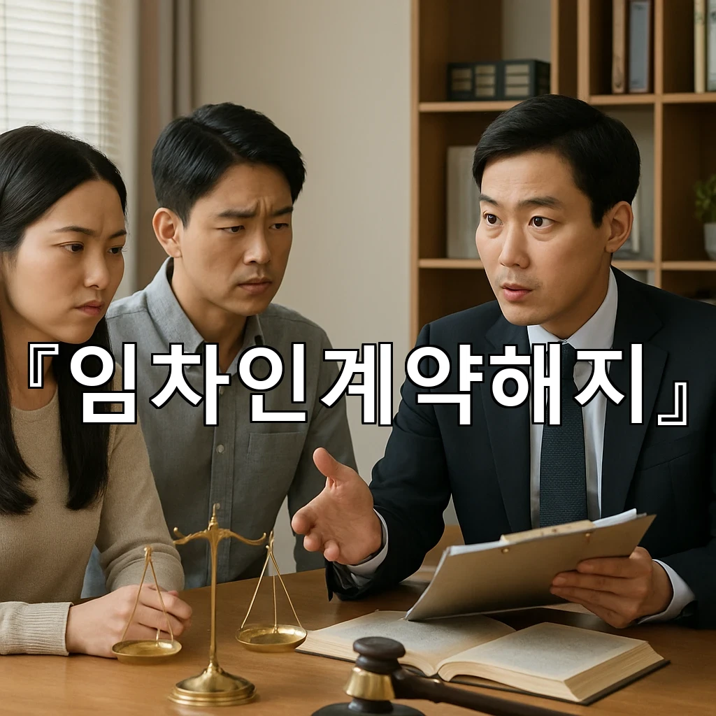 임차인계약해지 상황별로 살펴보는 대응 흐름과 확인할 쟁점들