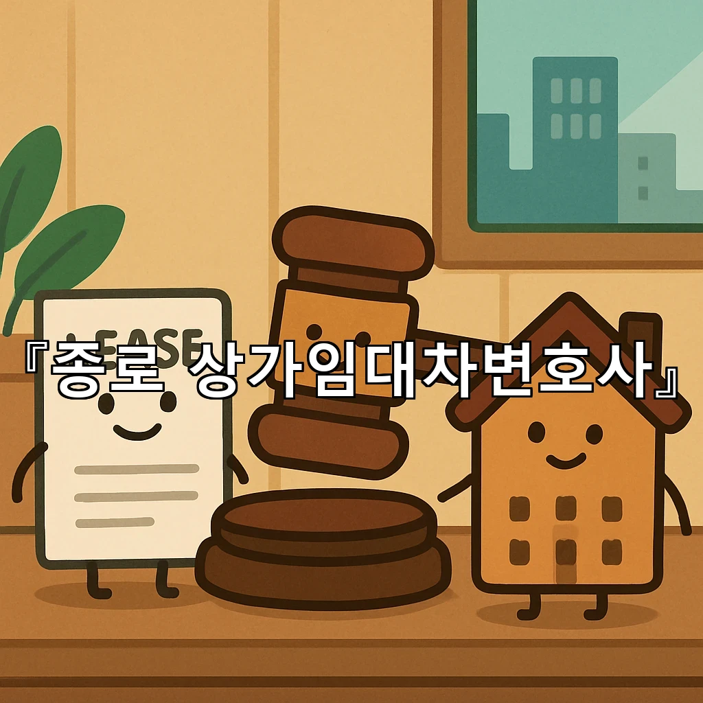 종로상가임대차변호사 임차인의 권리를 살피는 계약 점검 이야기